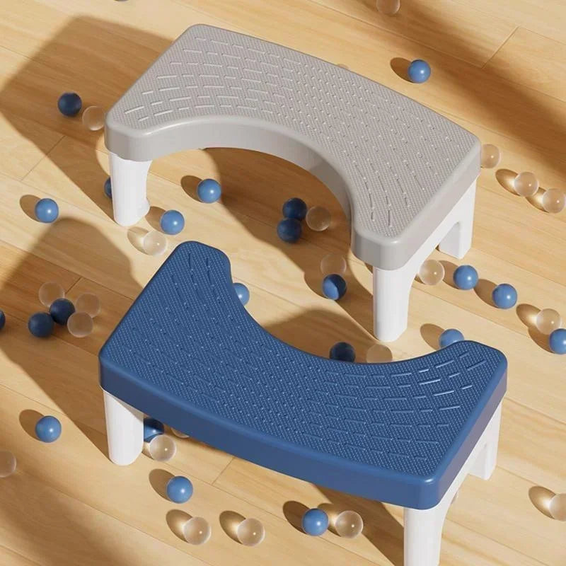 Non-slip toilet stool