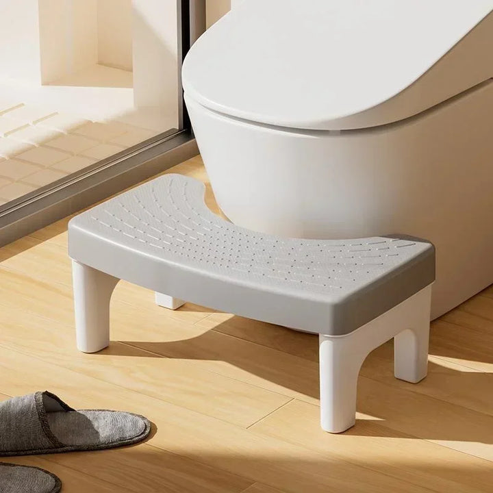 Non-slip toilet stool