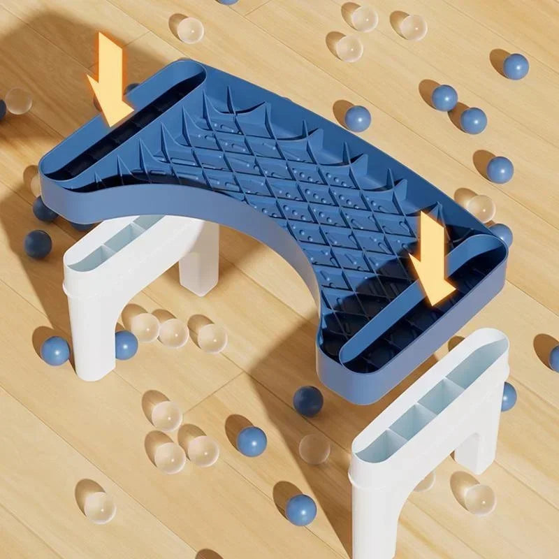 Non-slip toilet stool