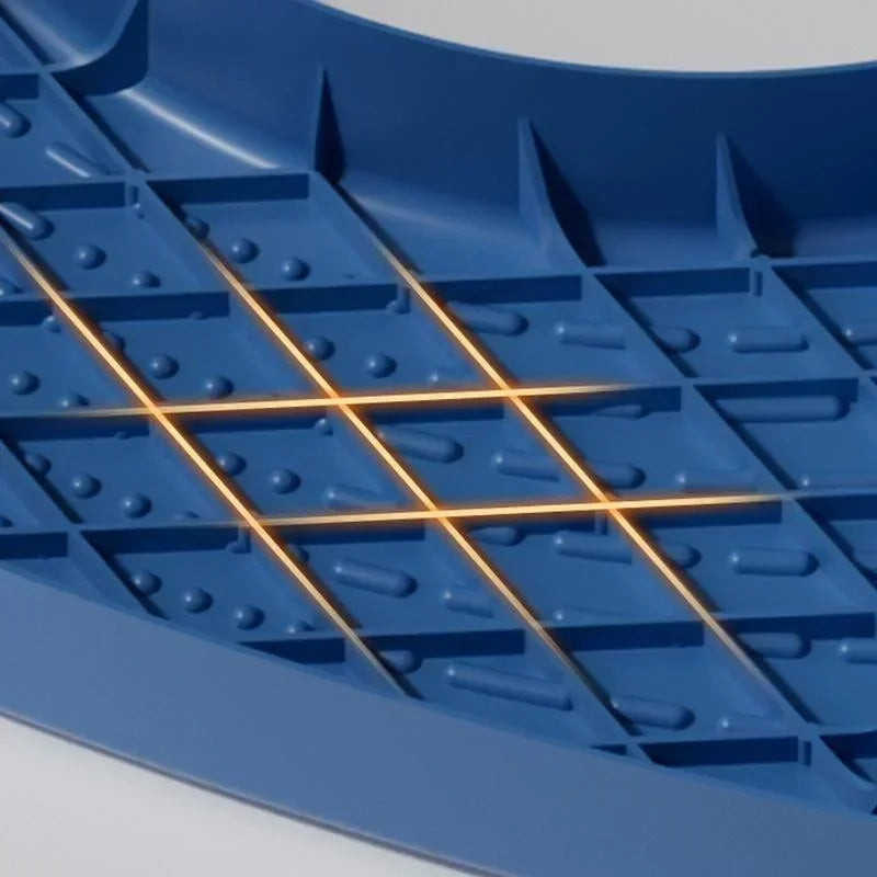 Non-slip toilet stool