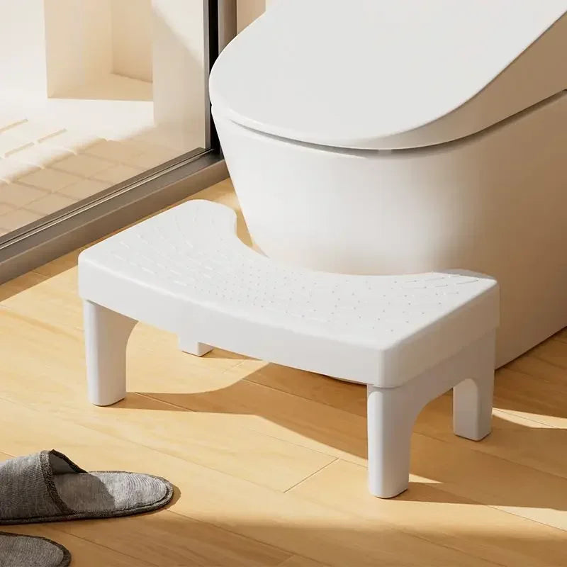 Non-slip toilet stool